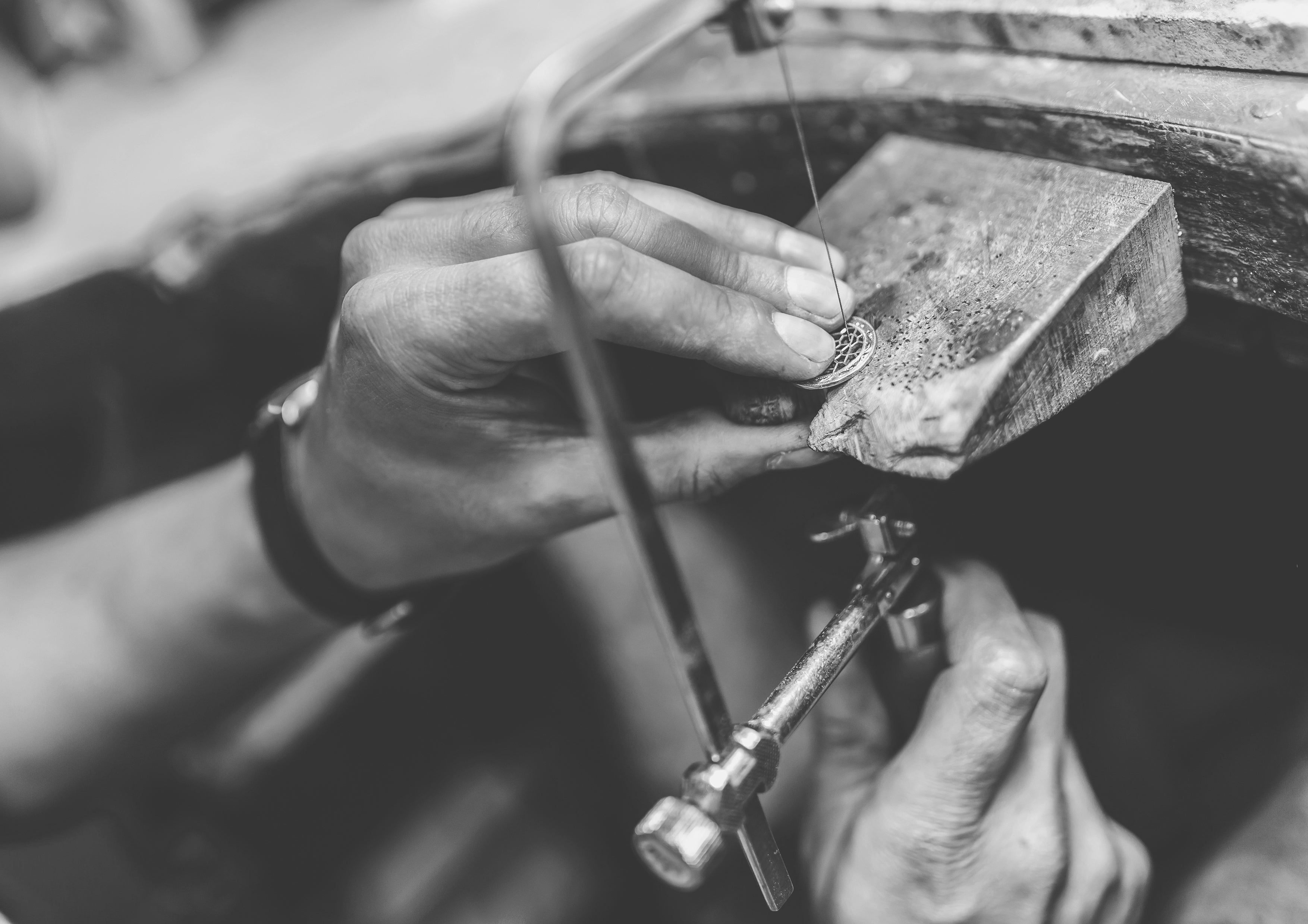 Hansel & Smith artisan hand-sawn jewellery