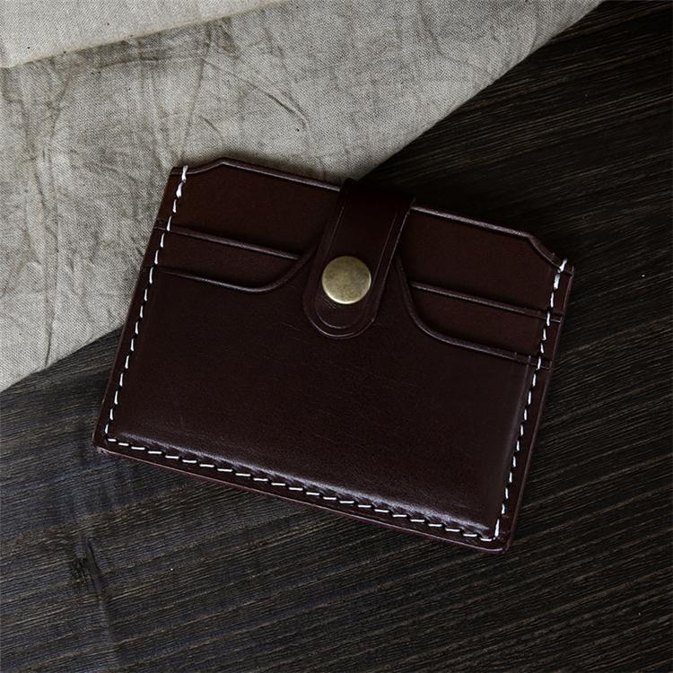 Straits Supply™ - Card Case Wallet w/Snap Closure