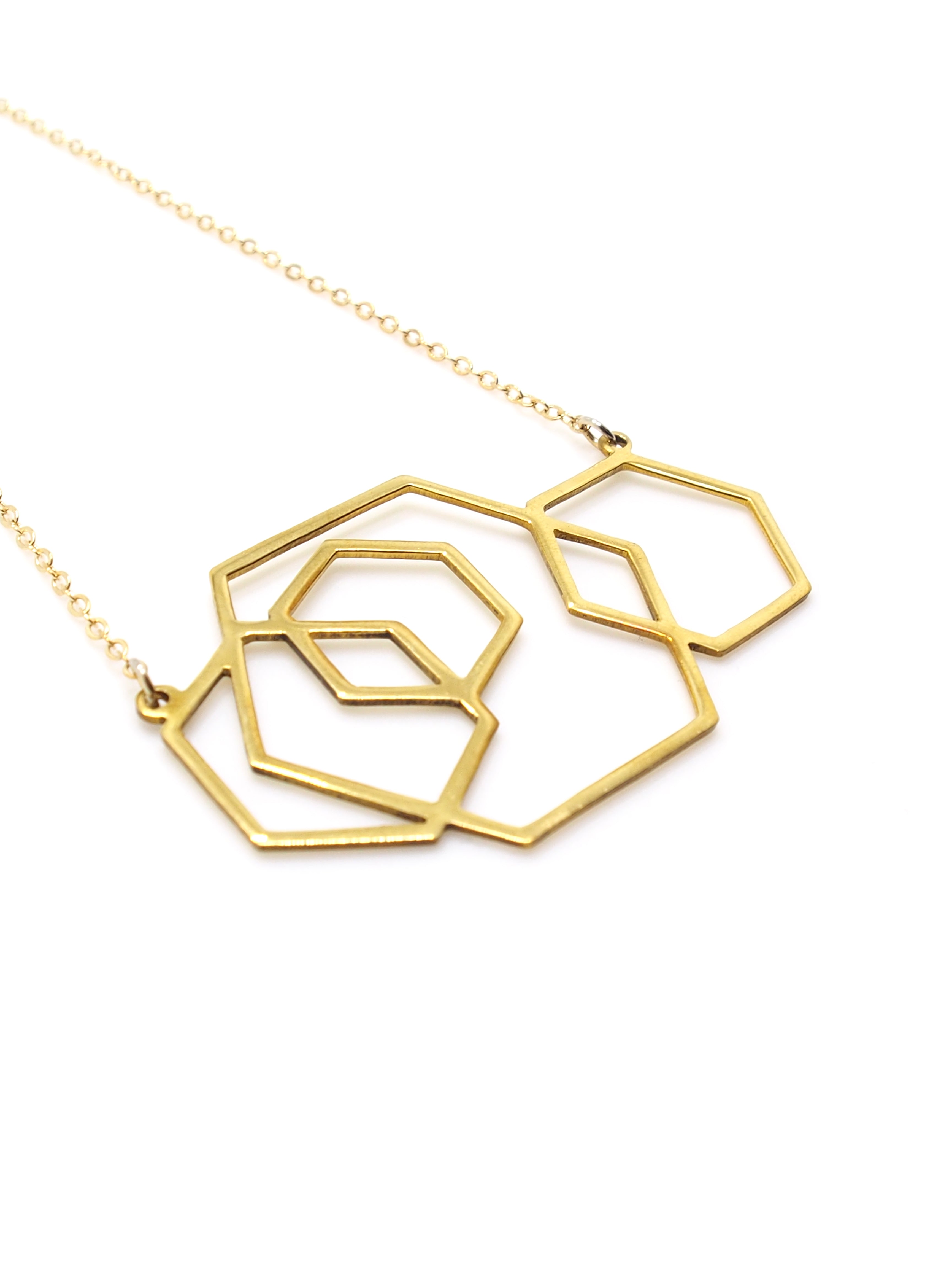 Hansel & Smith - Hexagons Necklace