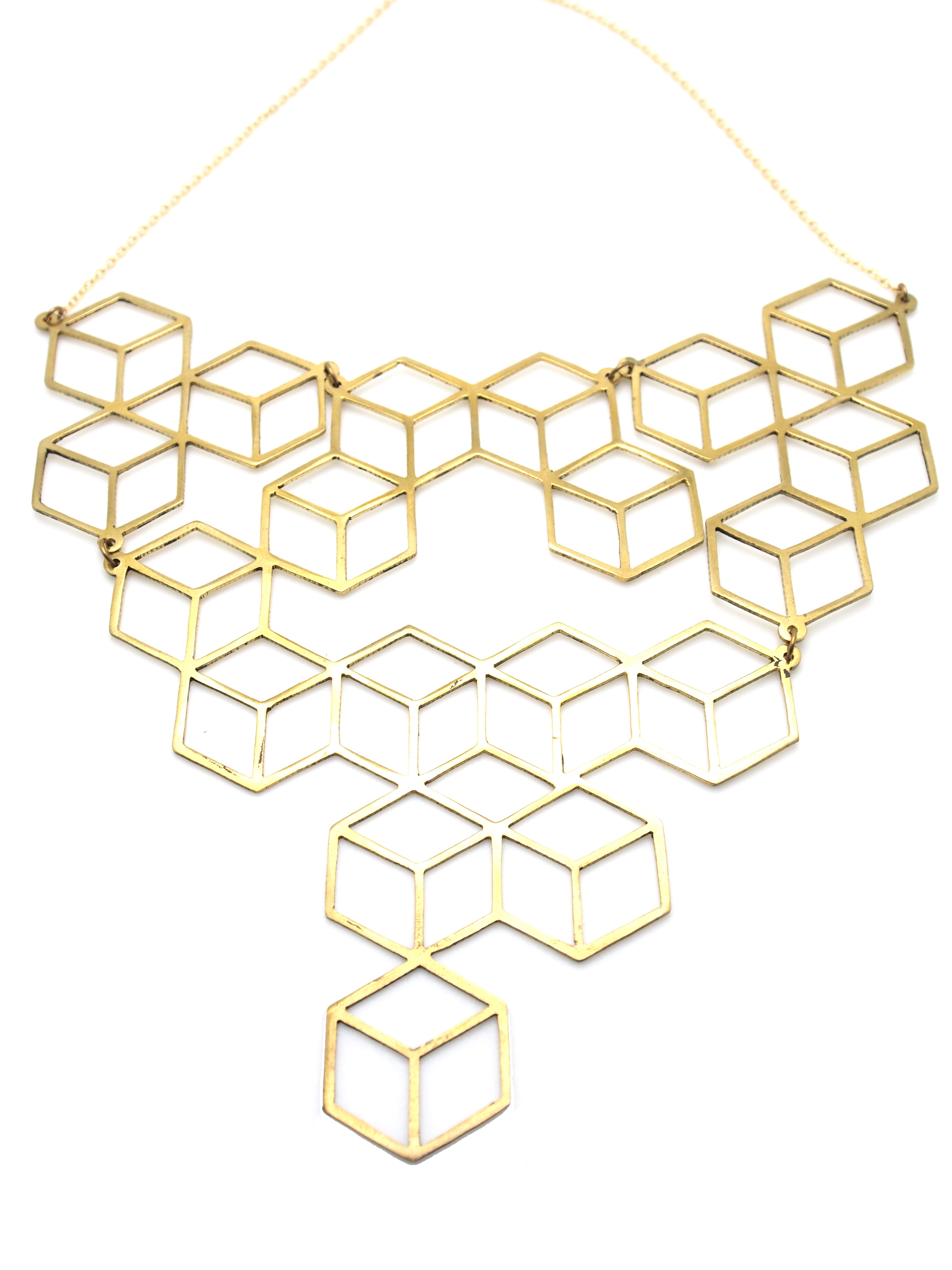 Hansel & Smith - Tetris Large Necklace